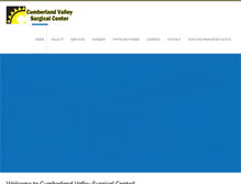 Tablet Screenshot of cvsurgicalcenter.com